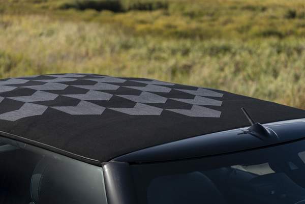 MIini Cooper S Cabrio Sidewalk.