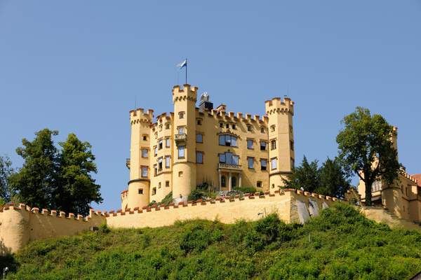 Schloss Hohenschwangau bei Füssen im Allgäu
