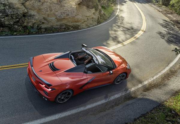 Chevrolet Corvette Stingray Convertible.