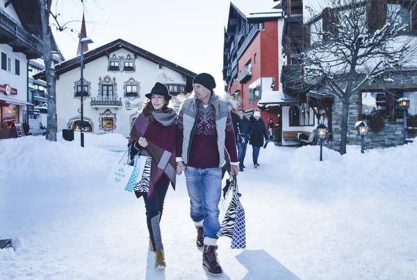 Fußgängerzone Shopping Seefeld